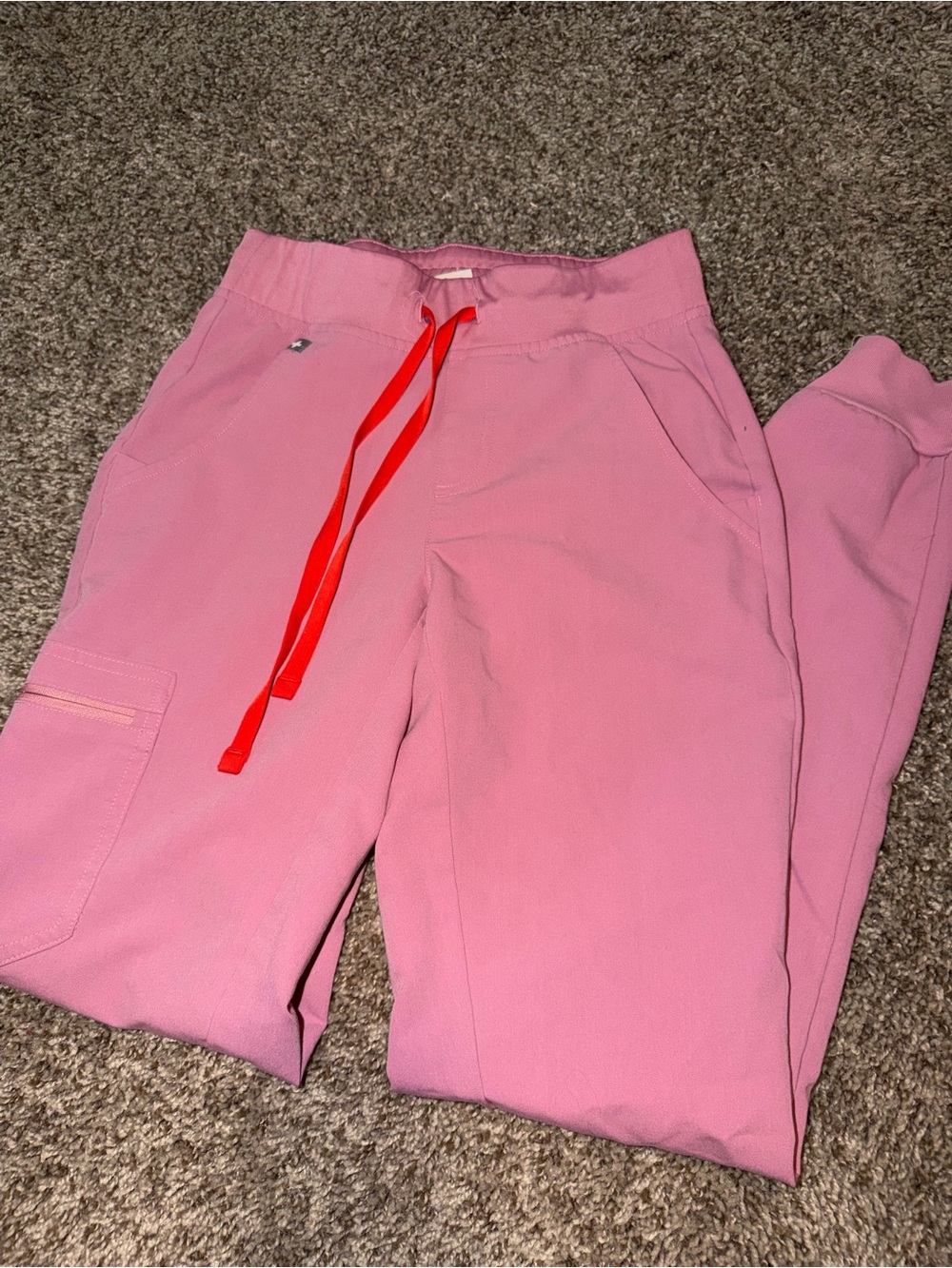 Figs women’s blush pink Zamora jogger scrub pants xxs/tall